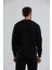 Baskılı Relax Fit Bisiklet Yaka Unisex Sweatshirt 3