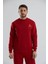 Baskılı Relax Fit Bisiklet Yaka Unisex Sweatshirt 1