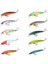 10 Adet 10CM 9gr Minnow Olta Yem Seti Rapala 1m Derinlik 10 Renk Karbon Çelik Iğne 3