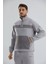 Unisex Relax Fit Rahat Kesim Içi Polarlı Yarım Fermuarlı Dik Yaka Sweatshirt 1