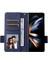 Samsung Galaxy Z Için Flip Case Fold 6 Kart Yuvaları Tutucu Manyetik Yan Pu (Yurt Dışından) 5