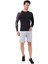 Erkek Uzun Kollu Tek Kol Dijital Baskılı Compression Fitness Gym Spor Body Tshirt DMN66777 2