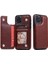 Kart Tutucu Kickstand ile IPhone 11 Pro Max Pu Deri Için Cüzdan Kılıf (Yurt Dışından) 1