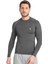 Erkek Uzun Kollu Antrasite Fit Compression Spor Body Tshirt DMN1453874353 1