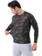 Erkek Uzun Kollu Haki Kamuflaj Compression Body Fitness Gym T-Shirt DMN66779 4