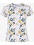 Kadın Pamuklu Baby Overloklu Limon Desenli Şortlu Pijama Takımı 1