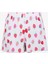 Kadın Pamuklu Kısa Kollu Baby Overloklu Çilek Desenli Şortlu Pijama Takımı 3