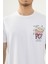 Erkek Kısa Kollu Pamuklu Popcorn Desenli Şortlu Pijama Takımı 5