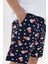 Erkek Kısa Kollu Pamuklu Popcorn Desenli Şortlu Pijama Takımı 6