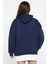 Kadın Kapüşonlu Üç Iplik Şardonlu Oversize Sweatshirt 3