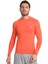 Erkek Uzun Kol Orange Esnek Fit Compression Spor Body Tshirt 1
