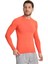 Erkek Uzun Kol Orange Esnek Fit Compression Spor Body Tshirt 2