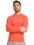 Erkek Uzun Kol Orange Esnek Fit Compression Spor Body Tshirt 3