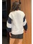 Üç Iplik Şardonlu Renk Garnili Kadın Sweatshirt 4