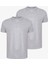 Erkek 2'li Basic Likralı T-Shirt 1