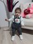 9-12-18 Ay Papyonlu Sweat Kot Pantolon 2li Erkek Bebek Salopet Takımı 3