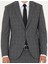 Erkek Füme Ekose Ekstra Slim Fit Yün Karışımlı Takım Elbise 50272766-VR058 6
