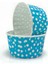 Muffin Orta Boy Kağıt Puantiyeli Mavi Cupcake Kek Kalıbı - 50 Adetlik 3 Paket 3