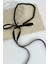 Siyah Inci Choker Tasma Kolye 2