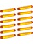 12 Adet Neon Parmak LED Lamba Slim Model Turuncu 12-24 Volt 1