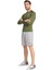 Erkek Uzun Kollu Yeşil Olive Fit Toparlayıcı Compression Spor Body Tshirt 5