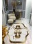 Kaymaz Taban Yıkanabilir Dijital Baskı Dekoratif Modern Desenli Elegance Serisi Lazer Kesim Dot Taban Halı ELG73 1