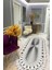Kaymaz Taban Yıkanabilir Dijital Baskı Dekoratif Modern Desenli Elegance Serisi Lazer Kesim Dot Taban Halı ELG71 1