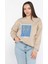 Kadın Bisiklet Yaka Üç İplik Şardonlu Sweatshirt P-00014198 2