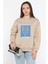 Kadın Bisiklet Yaka Üç İplik Şardonlu Sweatshirt P-00014198 1