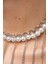 Gümüş Saçağı ve Zincir Kombini İnci Choker Kolye 5