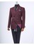 Italyan Stil Slim Fit Kruvaze Sivri Yaka Erkek Ceket Bordo T13293 1
