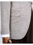 Italyan Stil Slim Fit Mono Yaka Erkek Tek Ceket Bej T13541 2