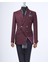 Italyan Stil Slim Fit Kruvaze Sivri Yaka Erkek Ceket Bordo T13293 2