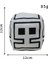 12CM Geometri Çizgi Oyuncak Peluş Bebek (Yurt Dışından) 2