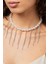 Gümüş Saçağı İnci Choker Kolye 1