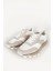 Erkek Sneaker Bağcıklı Rahat Taban Spor Ayakkabı Deri 19323 Beyaz/buz Gri 5