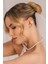Sposa Kurdela Detaylı Beyaz Cam Inci Choker Gelin Kolyesi 2