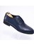İtalyan stil iç dış naturel deri erkek ayakkabı lacivert T12932 3