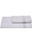 Fortuna Banyo Havlusu 90 x 150 cm Beyaz- Vizon 2