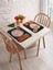 4'lü Pvc Amerikan Servis 30X45 cm Sıvı Geçirmez Leke Tutmaz Siyah Simli 2