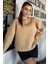 Kadın Fiyonk Nakışlı Şardonlu Sweatshirt 2