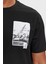 Pamuk Regular Fit Bisiklet Yaka Logolu T Shirt Erkek T Shirt 24411064 011 3