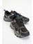 Erkek Outdoor Yüksek Taban Lastik Bağcıklı Sneaker Hj 24809M Siyah 2