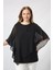 5040 Pul Payet Aplikli Şifon Kombin Büyük Beden Şık Bluz 2