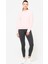 Domyos Kadın Sweatshirt Açık Pembe Renk Uzun Kollu Rahat Tasarım 2