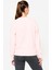 Domyos Kadın Sweatshirt Açık Pembe Renk Uzun Kollu Rahat Tasarım 4