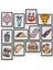 Fast Food 12 Parça Ahşap Mdf Tablo ZLLTB177 2