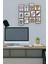 Fast Food 12 Parça Mdf (Ahşap) Tablo Ofis Boyu 1