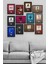 Yabancı Pop 12 Parça Ahşap Mdf Tablo ZLLTB168 1