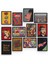 Pop Art 12 Parça Ahşap Mdf Tablo ZLLTB215 2
